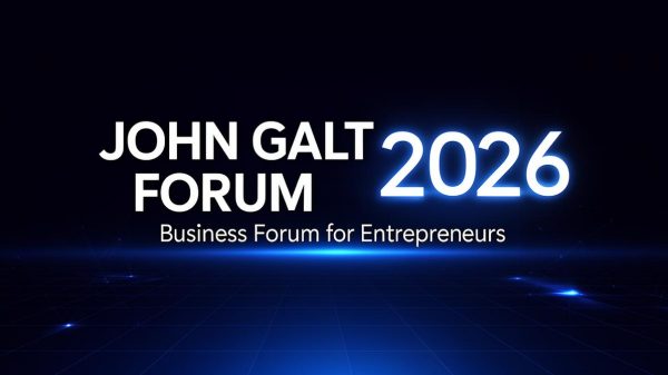 John Galt Forum 2026 in Tallinn with founders and investors networking at Golden Gate Business Centre