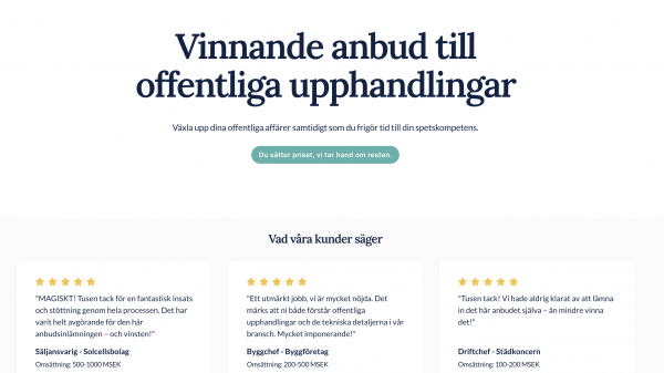Swedish AI Startup Tendavo Raises SEK 10M to Transform Public Procurement