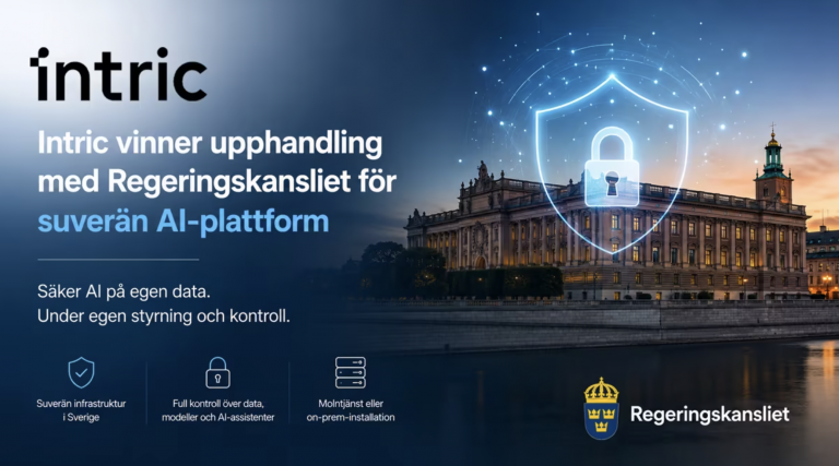Swedish Government Selects Intric's Sovereign AI Platform for Secure Public Sector AI