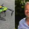 Man's heart restarted after defibrillator delivered by drone