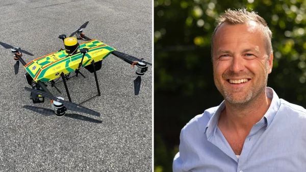 Man's heart restarted after defibrillator delivered by drone