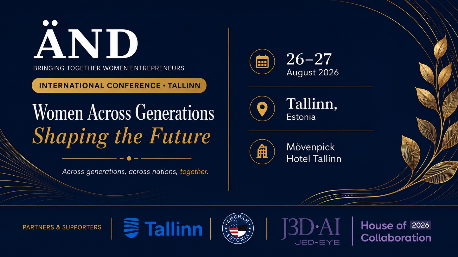 Women Shaping the Future Conference: International Leaders to Meet in Tallinn Next Week