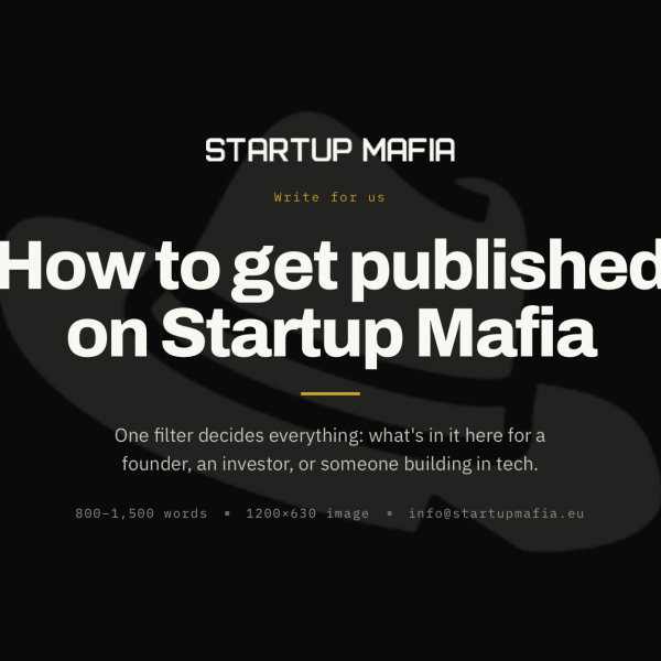 How To Get Published On StartupMafia.eu