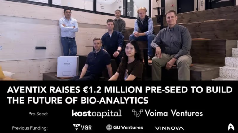 DeepTech Funding: Gothenburg's Aventix Raises €1.2M Pre-Seed to Build the Future of Bioanalytics