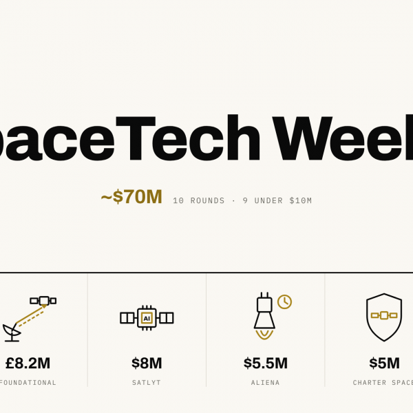 SpaceTech Weekly: Orbital AI, Lasers and a Seed-Stage Gold Rush