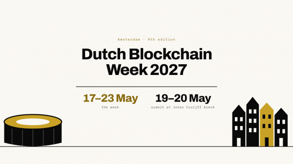 Dutch Blockchain Week announces 2027 dates and return to Johan Cruijff ArenA