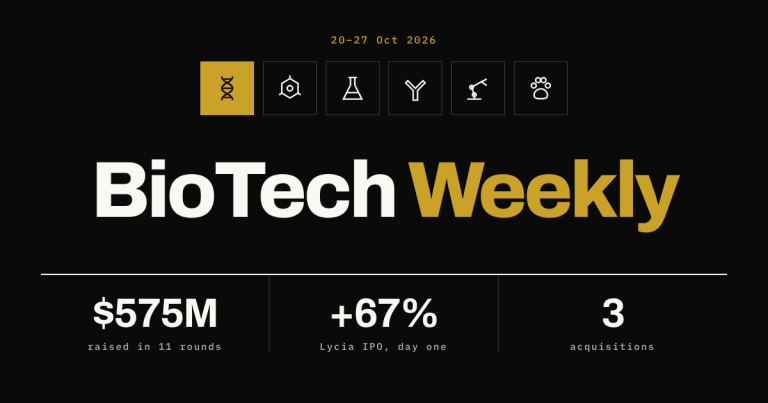 🧬 BioTech Weekly is live on StartupMafia