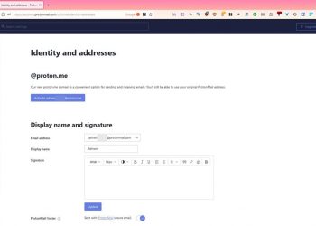 Protonmail users can activate a free Proton.me email address until April 30th