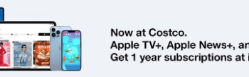 Costco offers discounted Apple TV+, Apple Arcade, and Apple News+ subscriptions